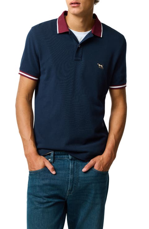 New Lynn Sports Fit Tipped Cotton Piqué Polo