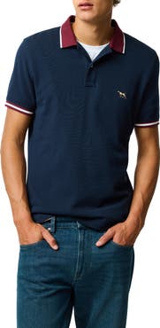 Rodd & Gunn New Lynn Sports Fit Tipped Cotton Piqué Polo
