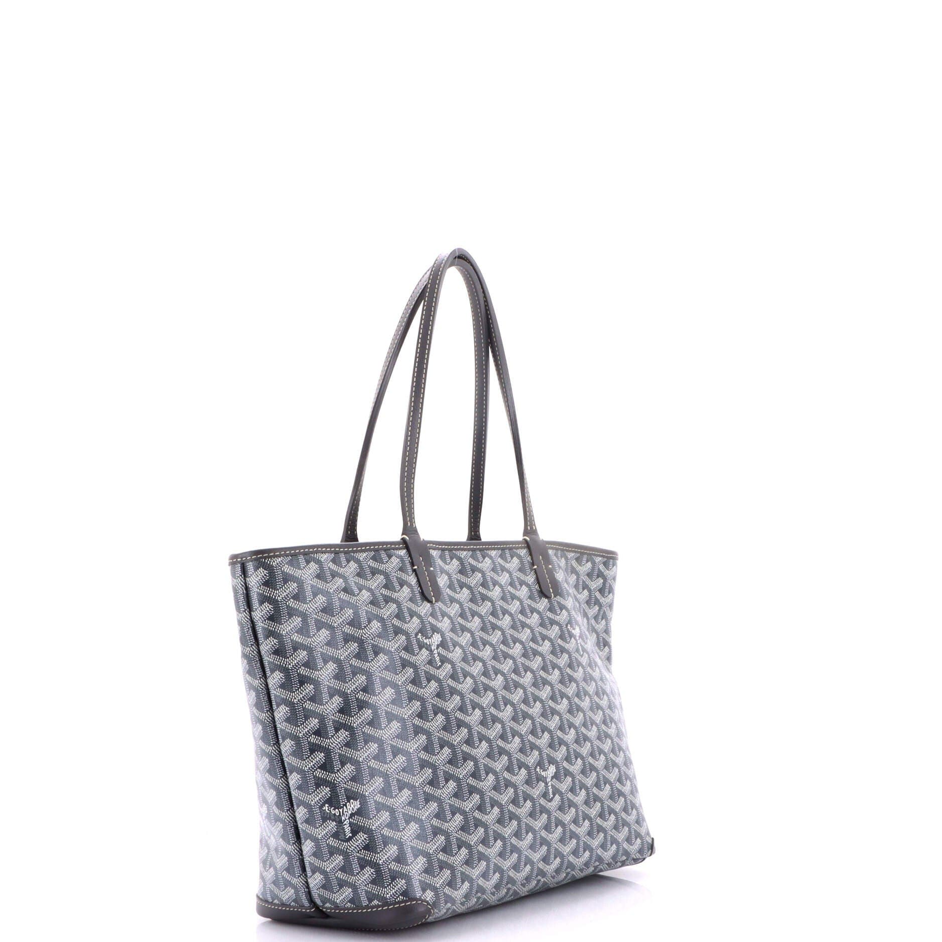 Pre-Owned Goyard Artois Tote Coated Canvas PM, Alternate, color, Gray