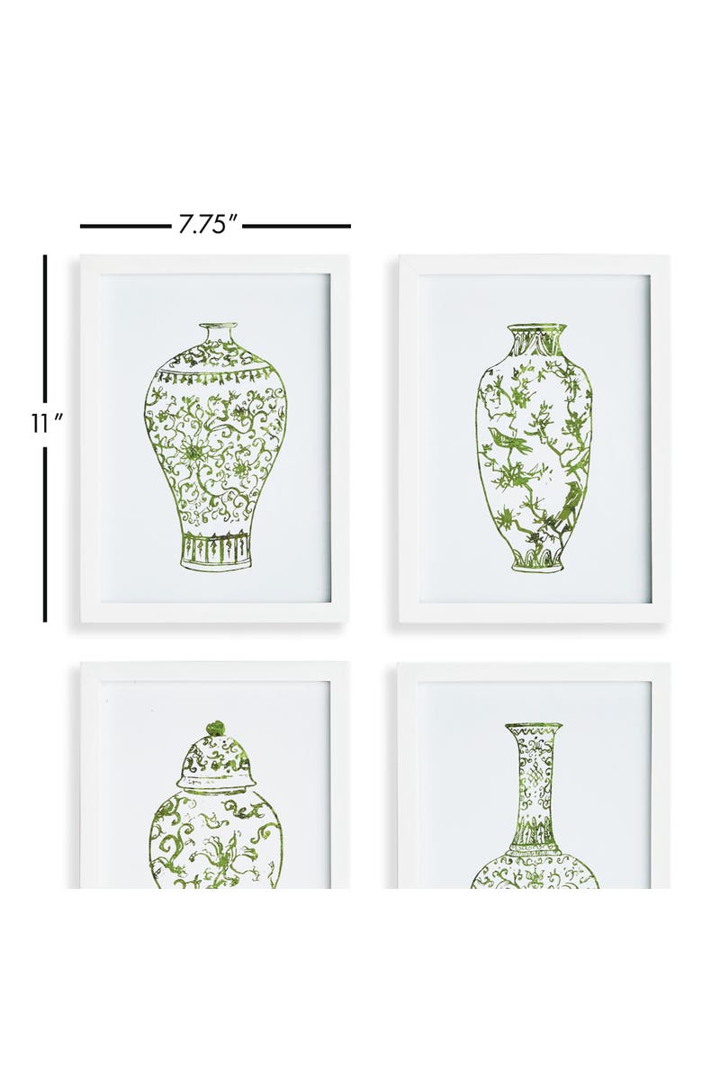 Napa Home & Garden Imperial Petite Prints St/4, Alternate, color, Green