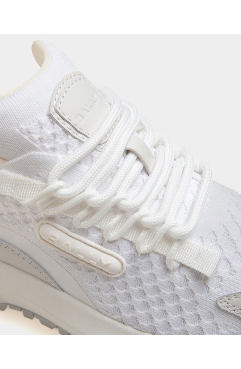 Bally Outline Sneaker in Knitted Fabric, Alternate, color, White