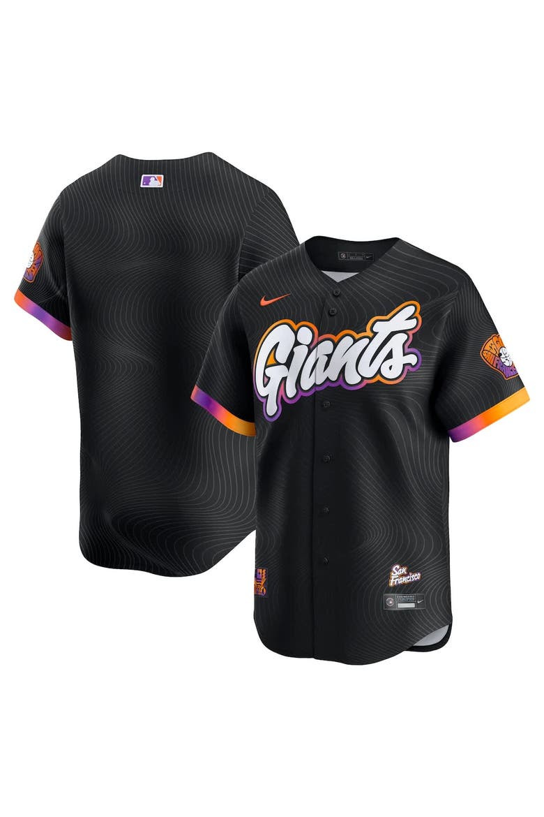 Men's Nike  Anthracite San Francisco Giants 2025 City Connect Limited Jersey, Main, color, Anthracite