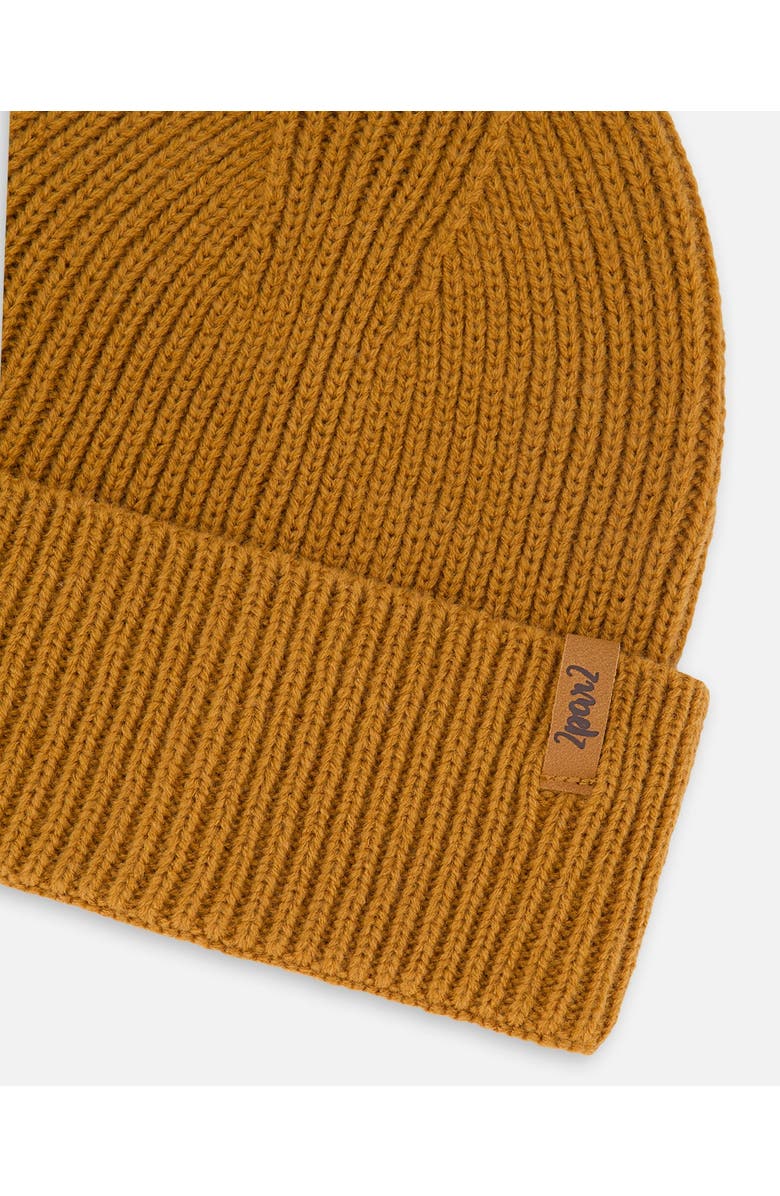 Deux par Deux Mid-Season Knit Hat, Alternate, color, Brown Pecan