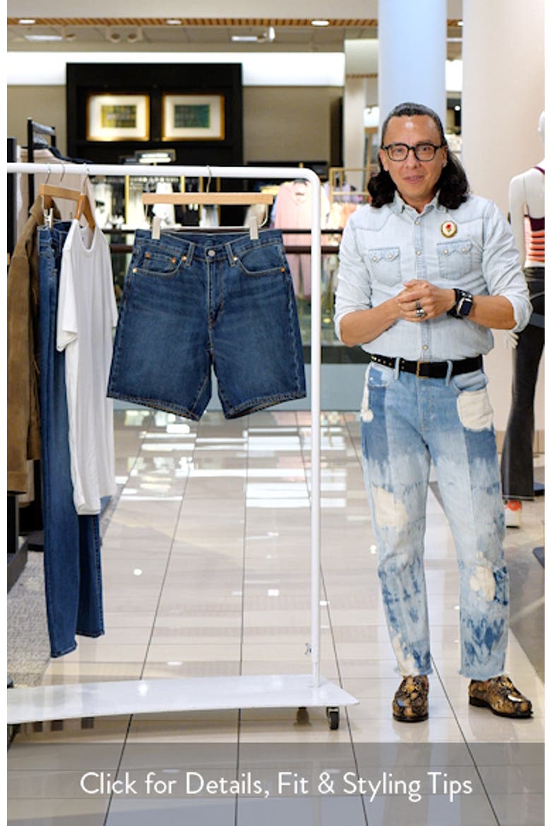 468 Loose Denim Shorts video