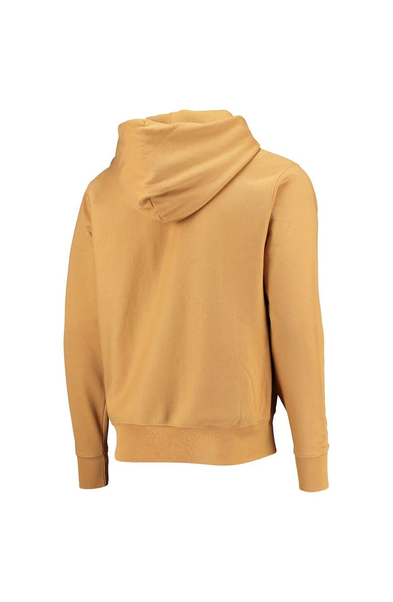 Champion Men's Champion Gold Alabama Crimson Tide Vintage Washed Reverse Weave Pullover Hoodie, Alternate, color, 