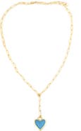 Panacea Stone Heart Y-Necklace