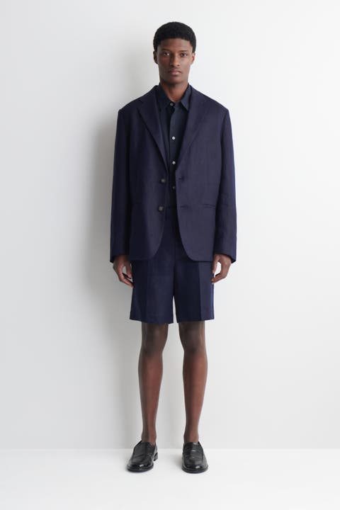 Tailored Linen Shorts