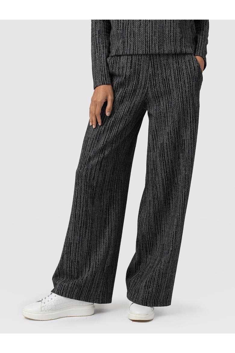 Keller Wide Leg Pant, Alternate, color, Grey/Black