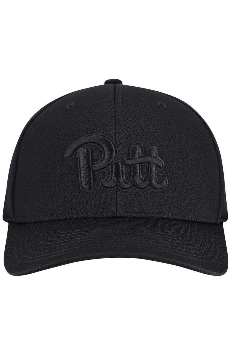 TOP OF THE WORLD Men's Top of the World  Black Pitt Panthers Reflex Performance Flex Hat, Alternate, color, 