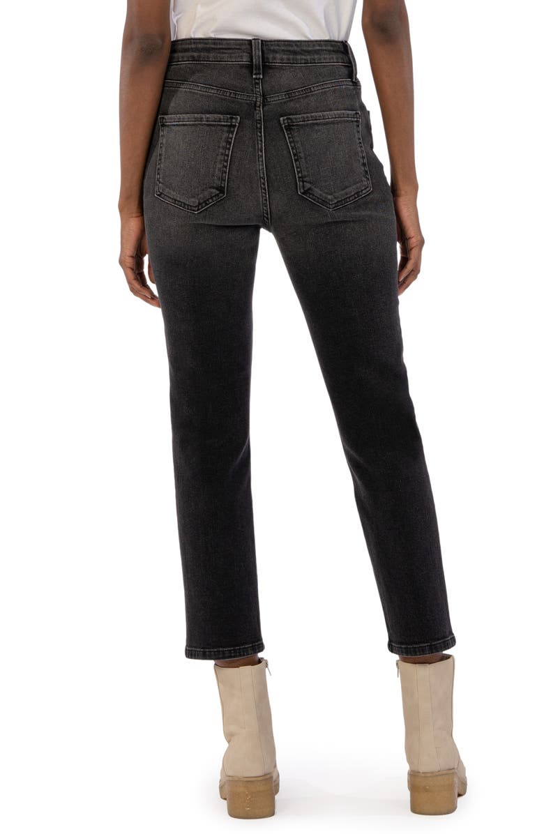 KUT from the Kloth Rosa High Waist Ankle Slim Straight Leg Jeans, Alternate, color,