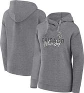 FANATICS Women's Fanatics Branded Heather Gray Chicago White Sox Script Favorite Lightweight Pullover Hoodie