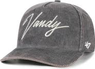 '47 Men's '47 Gray Vanderbilt Commodores Vault Reclaim Snow Wash Corduroy Hitch Adjustable Hat