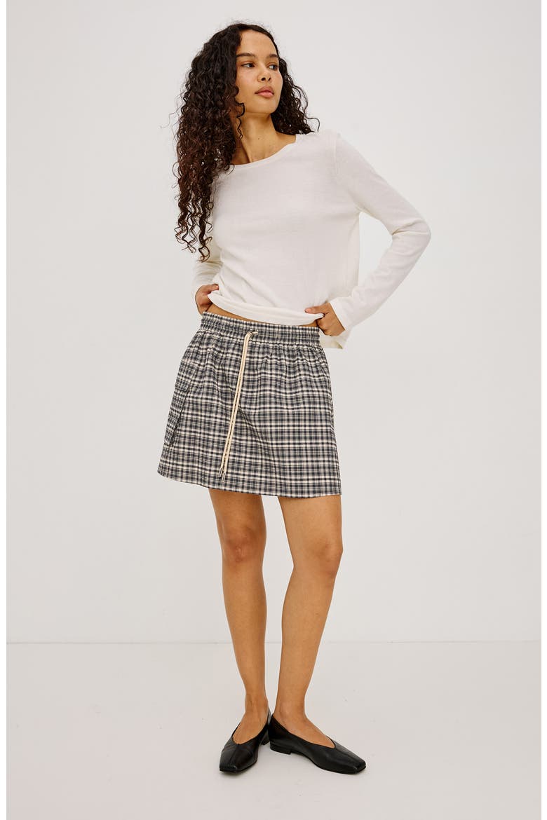 Sayana Check Miniskirt, Alternate, color, MINI CHECK