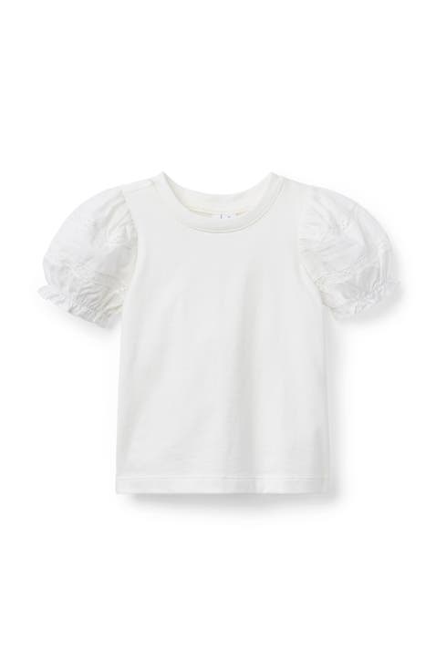 Lace Puff Sleeve Top (Toddler)