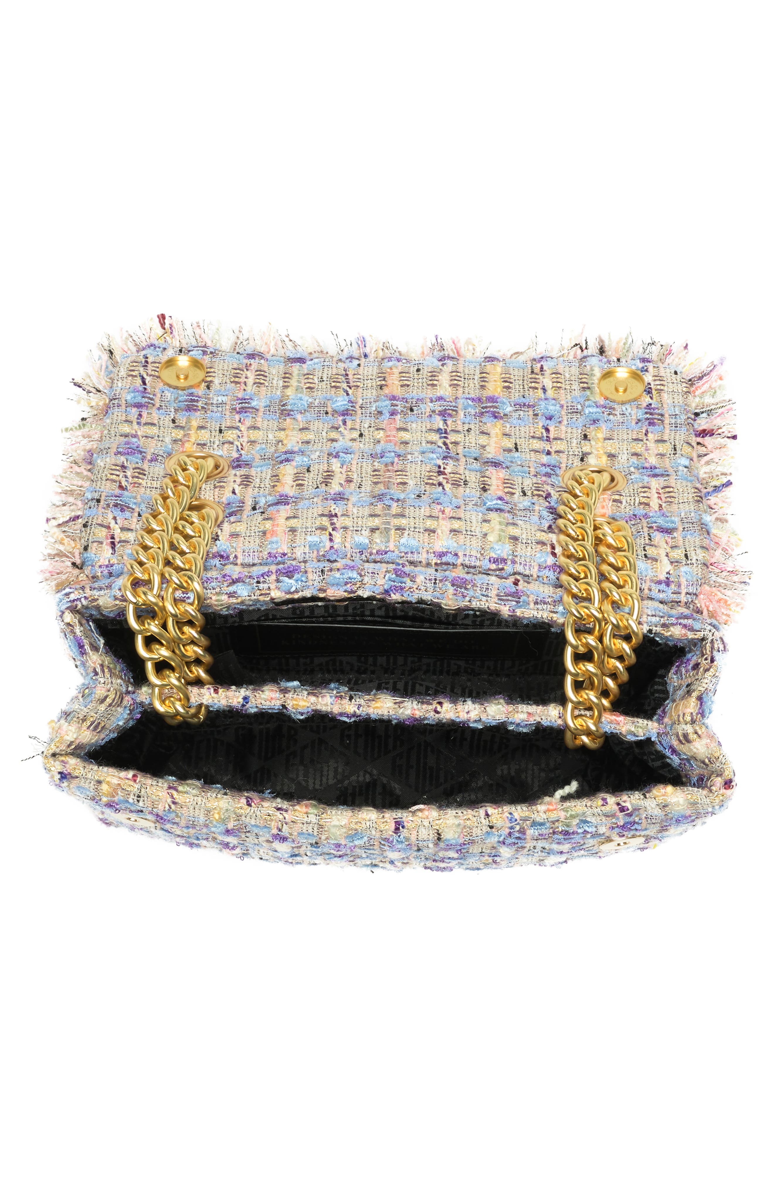 Kensington Tweed Shoulder Bag, Alternate, color, LIGHT/ PASTEL PURPLE