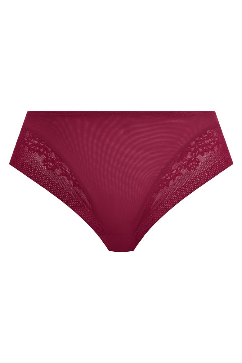 Nerina High Leg Briefs, Alternate, color, ROUGE