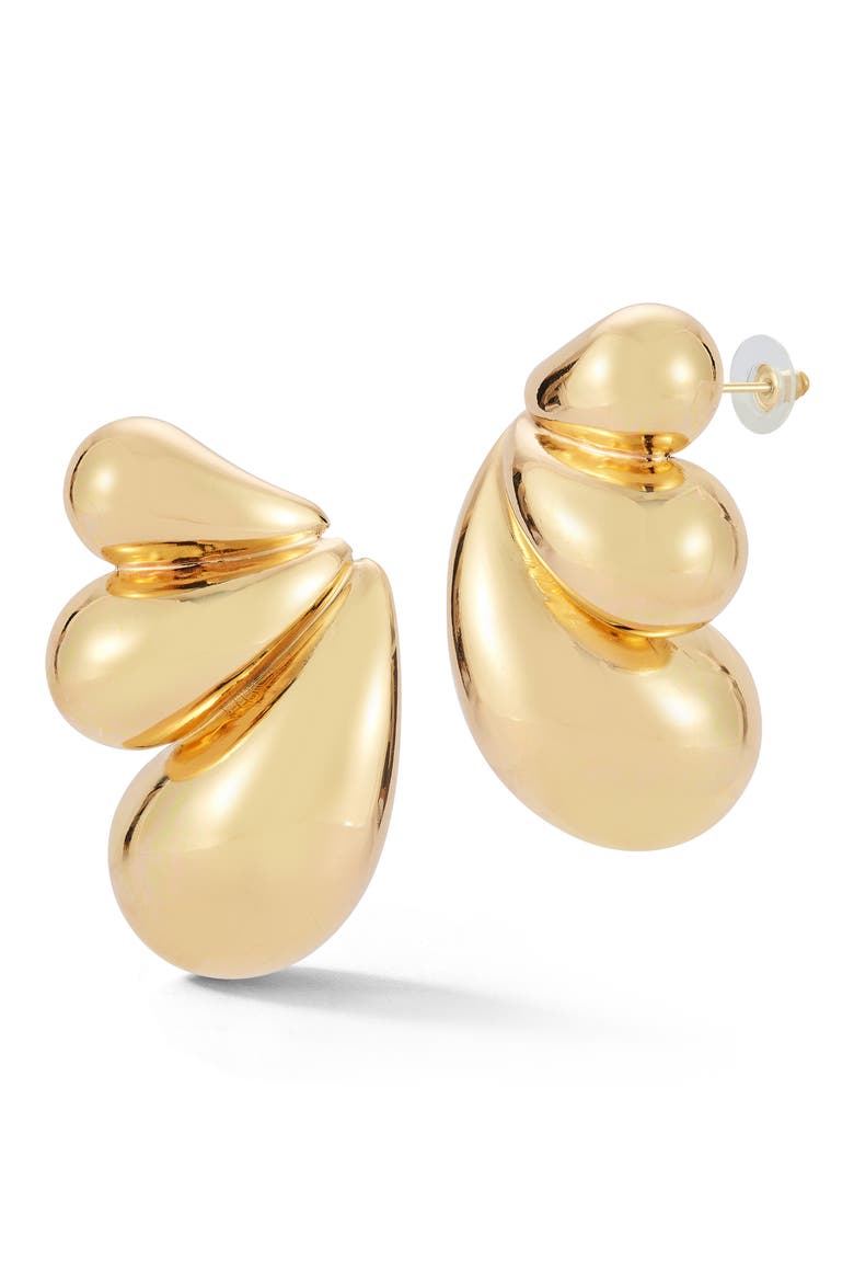 Statement Stud Earrings, Main, color, GOLD