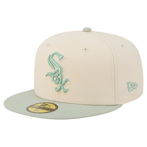 Men's New Era Cream/Green Chicago White Sox Color Pack 59FIFTY Fitted Hat