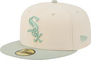 New Era Men's New Era Cream/Green Chicago White Sox Color Pack 59FIFTY Fitted Hat