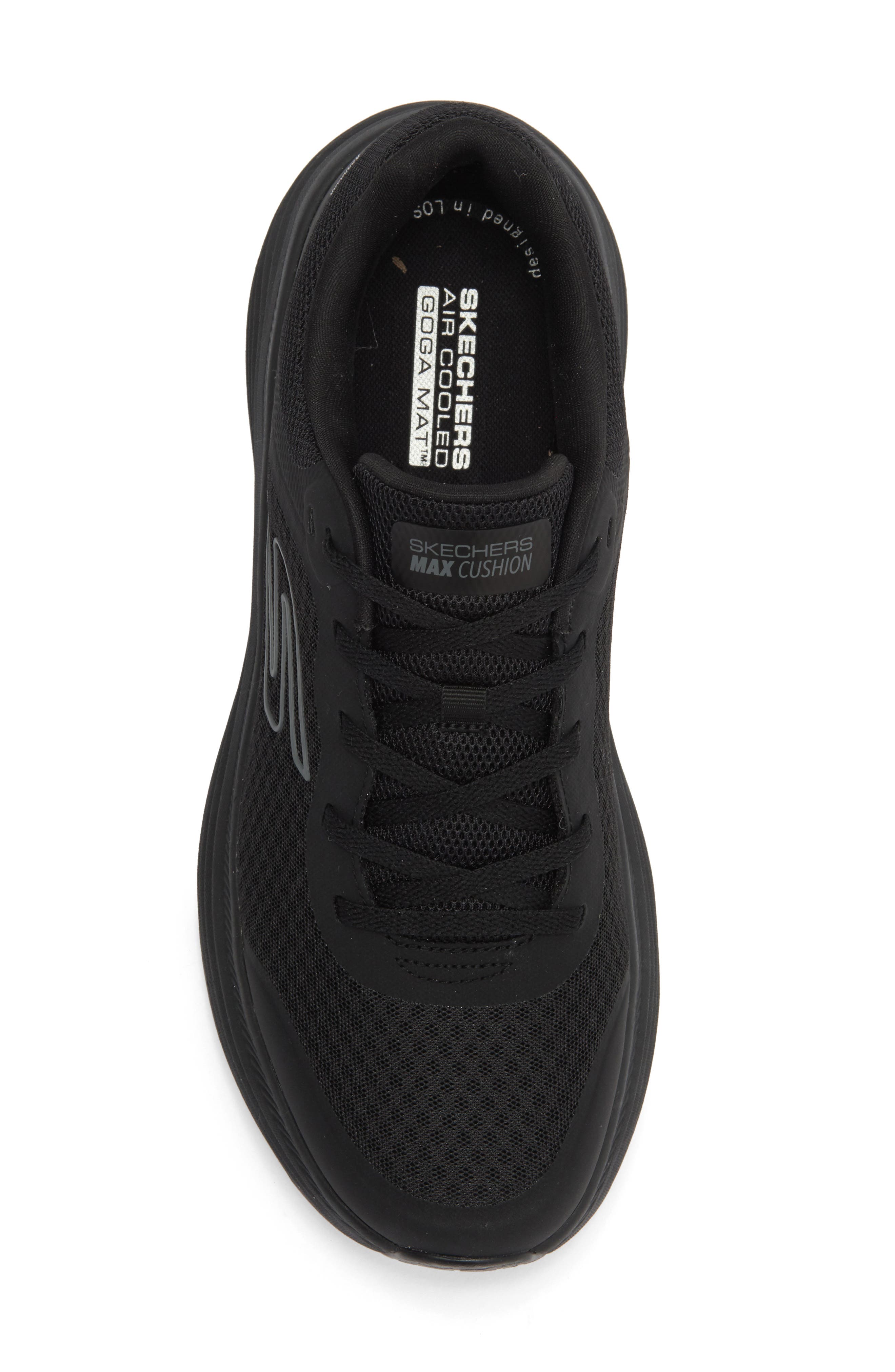 SKECHERS Max Cushioning Endeavour Running Shoe, Alternate, color, Black/ Black