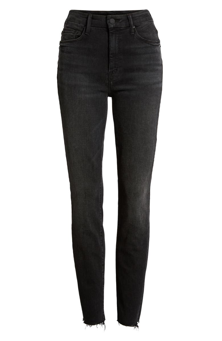 MOTHER The Looker High Waist Frayed Ankle Jeans, Alternate, color,