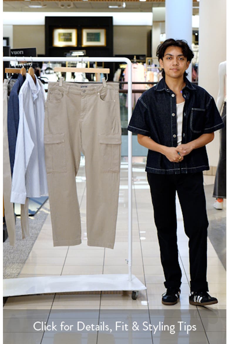 Noah Tapered Straight Leg Cargo Jeans video