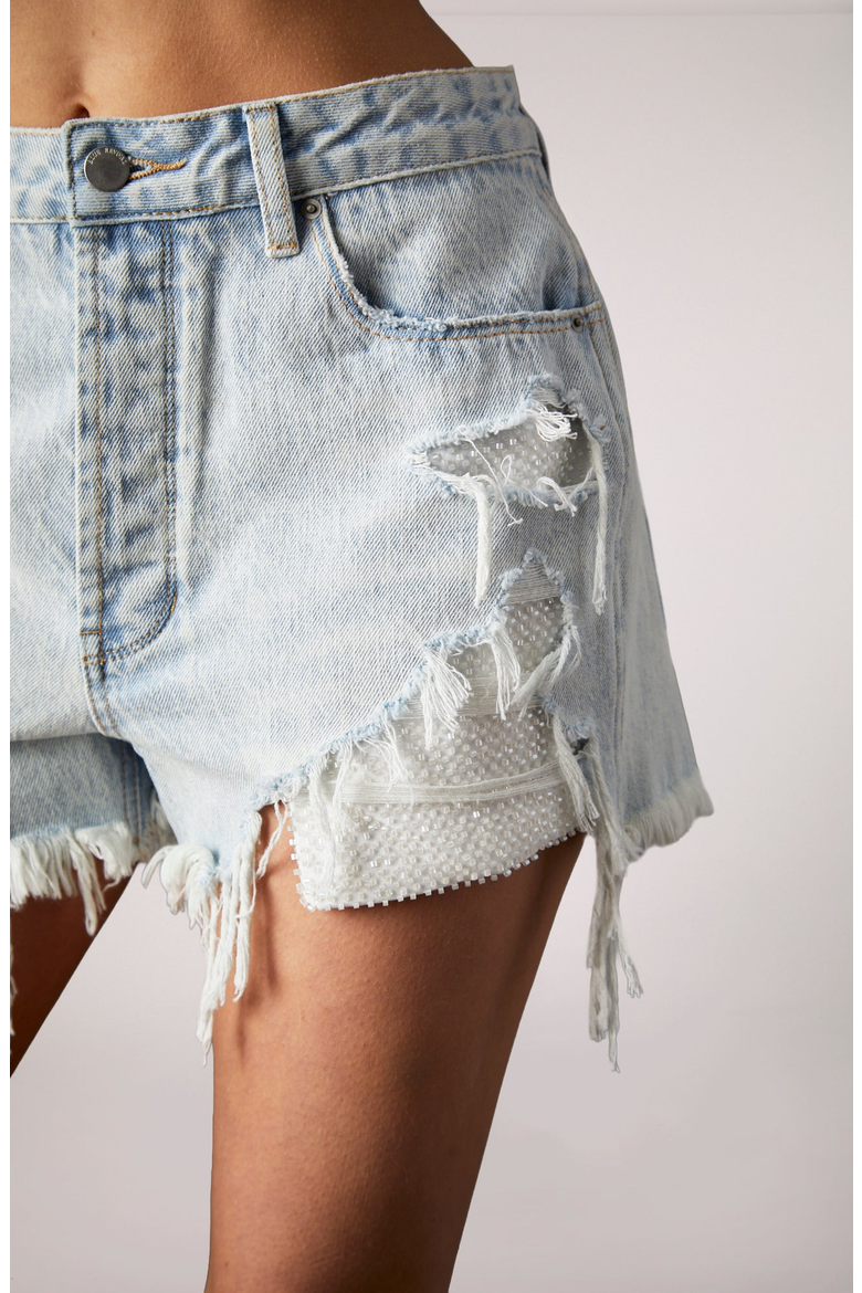 Pearl Girl Short, Alternate, color, St Barth's