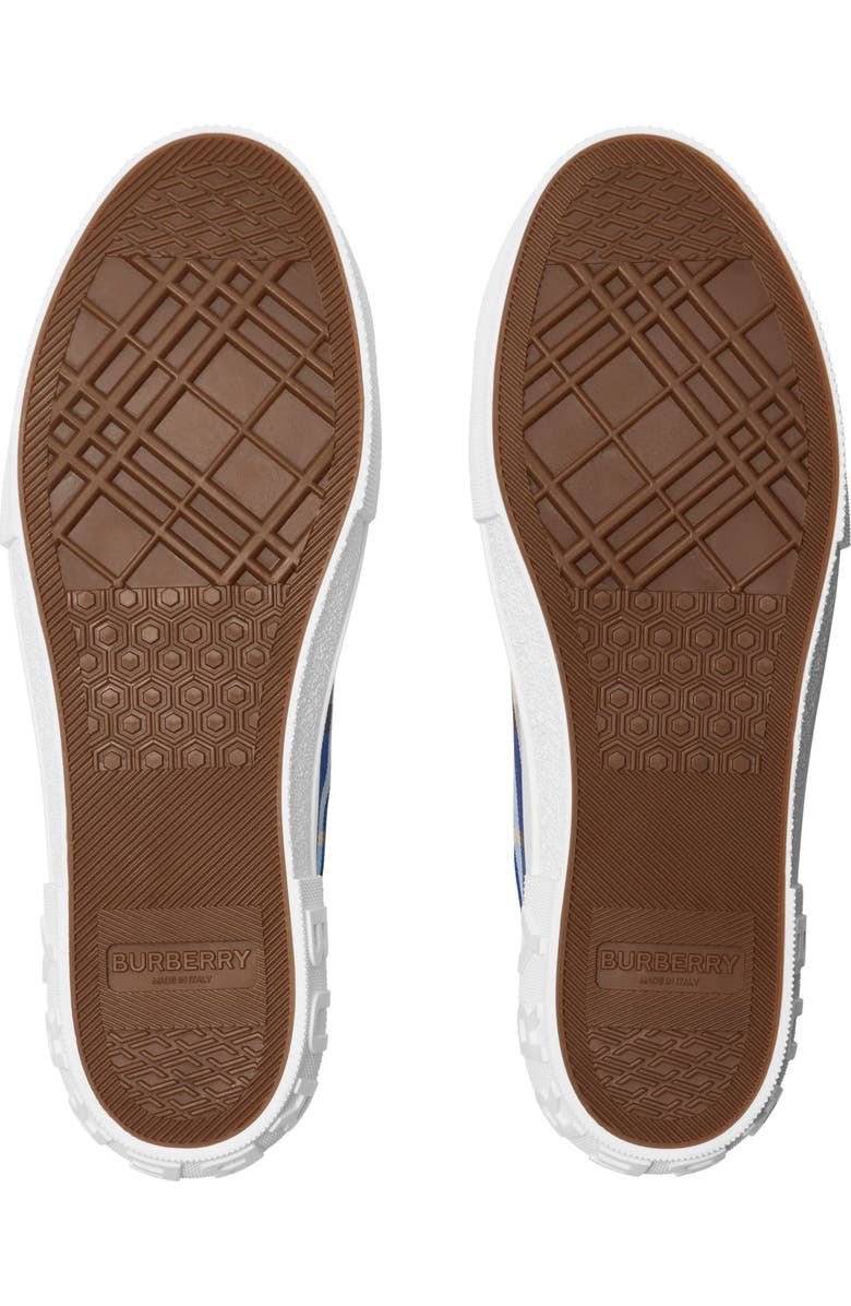 Burberry Jack Check Low Top Sneaker, Alternate, color, Hyacinth
