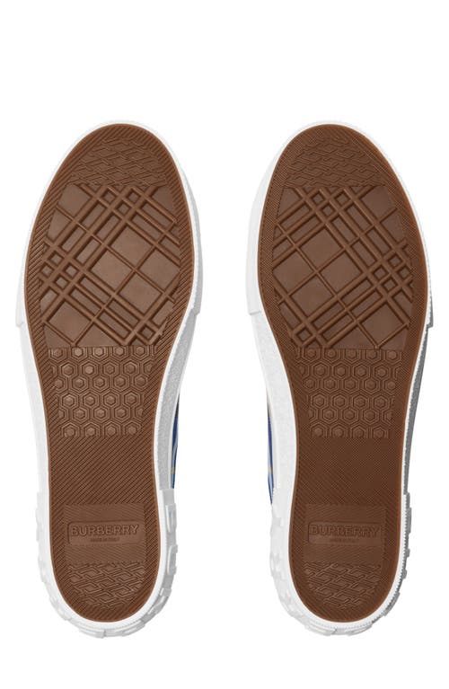Burberry Check Nylon Blend Sneakers