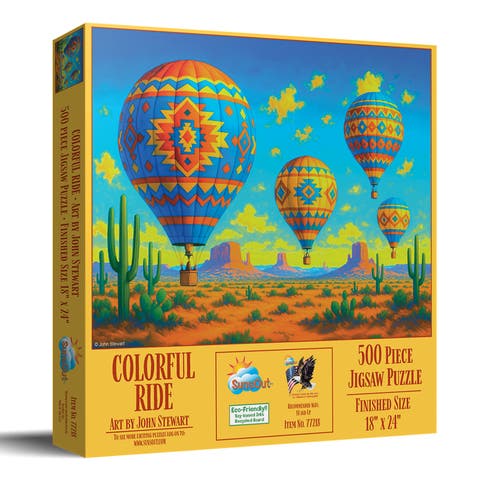Colorful Ride 500 piece Jigsaw Puzzle for Adults