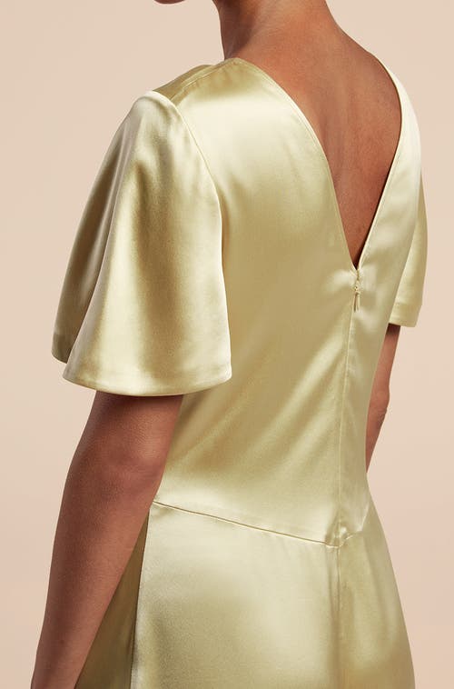 REBECCA TAYLOR REBECCA TAYLOR DOUBLE FACE CHARMEUSE DRESS