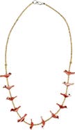 MADISON BEVERLY HILLS Shell Bird Fetish Bead Necklace