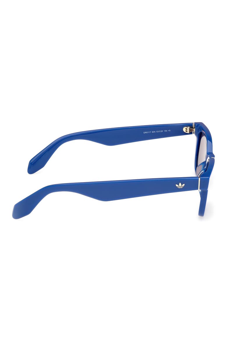Navigator Sunglasses, Alternate, color, SHINY BLUE/ SMOKE