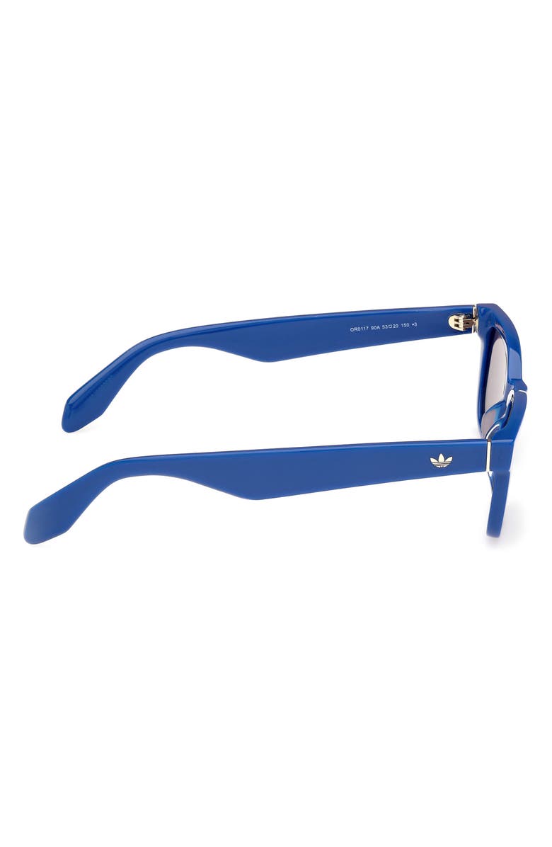 adidas Navigator Sunglasses, Alternate, color, Shiny Blue/ Smoke