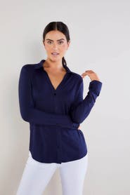 Anatomie Nikki Longsleeve Pique Shirt