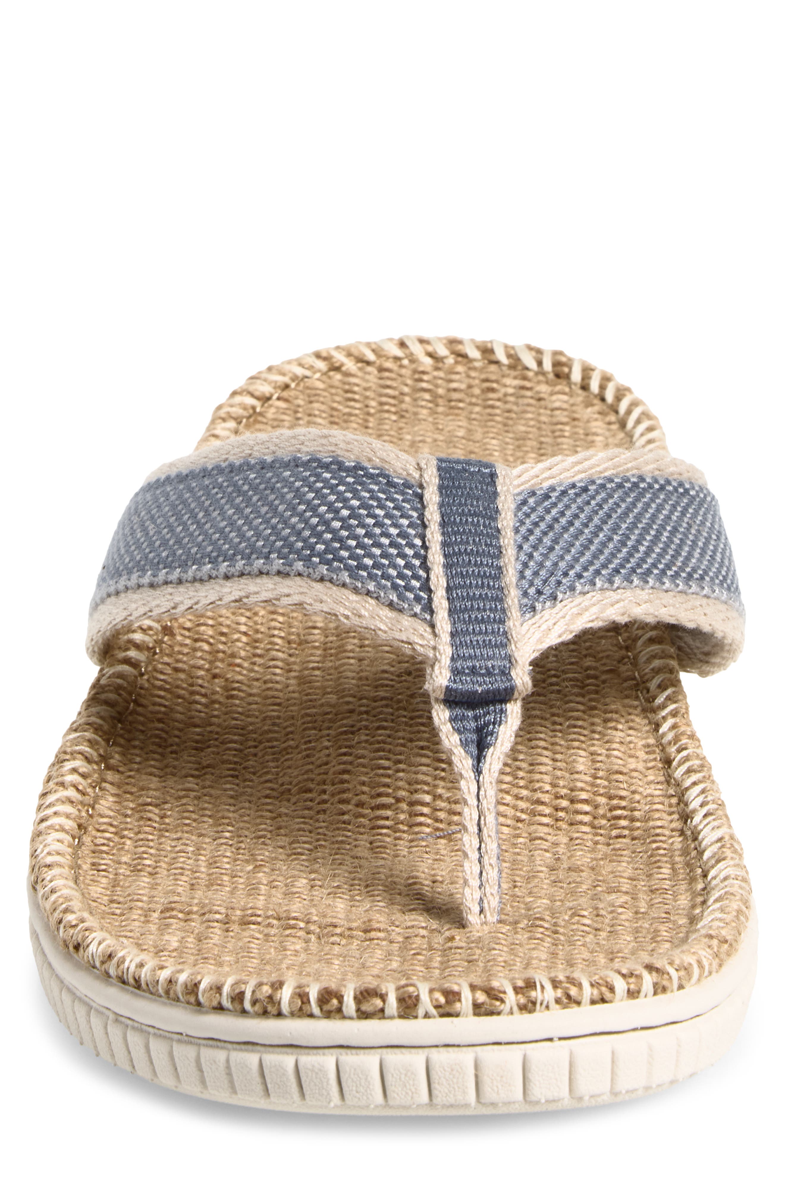 Avalon Nature's Weave Jute Flip Flop, Alternate, color, BLUE