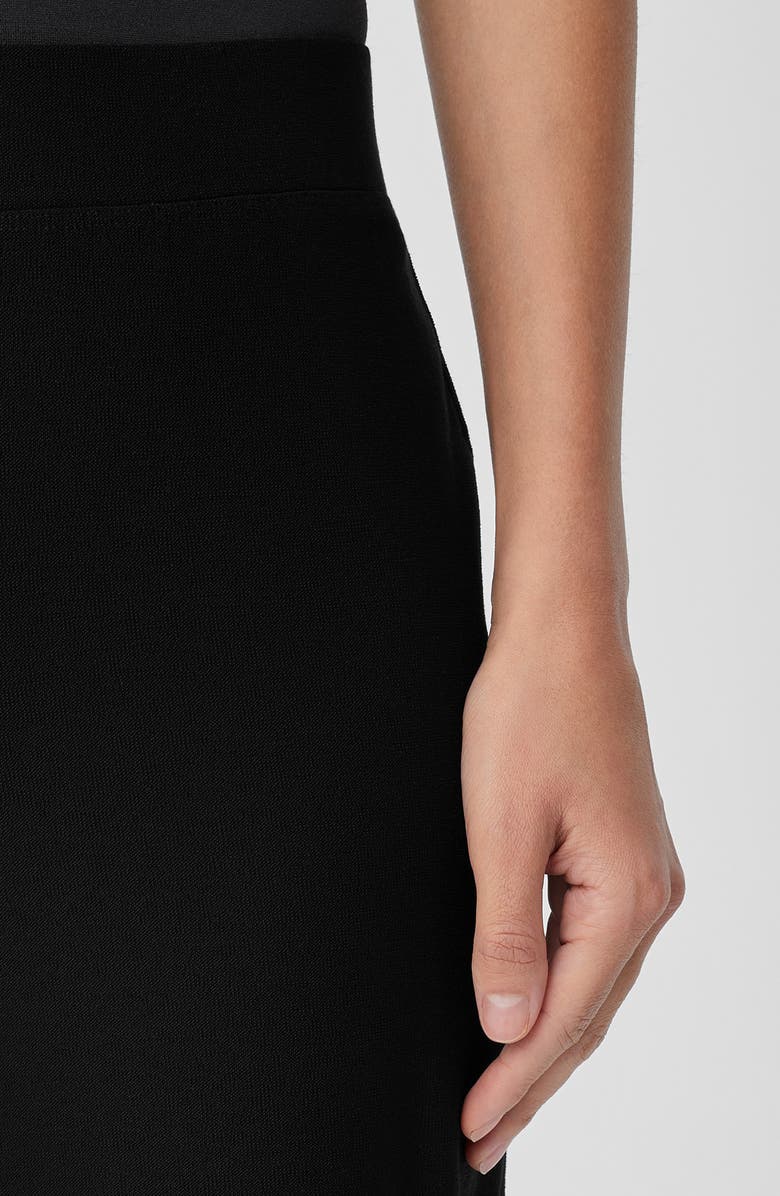 Eileen Fisher Stretch Crepe Ankle Crop Straight Leg Pants, Alternate, color, 