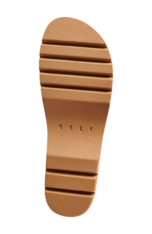 Reef Cushion Vista Higher Platform Slide Sandal In Champagne
