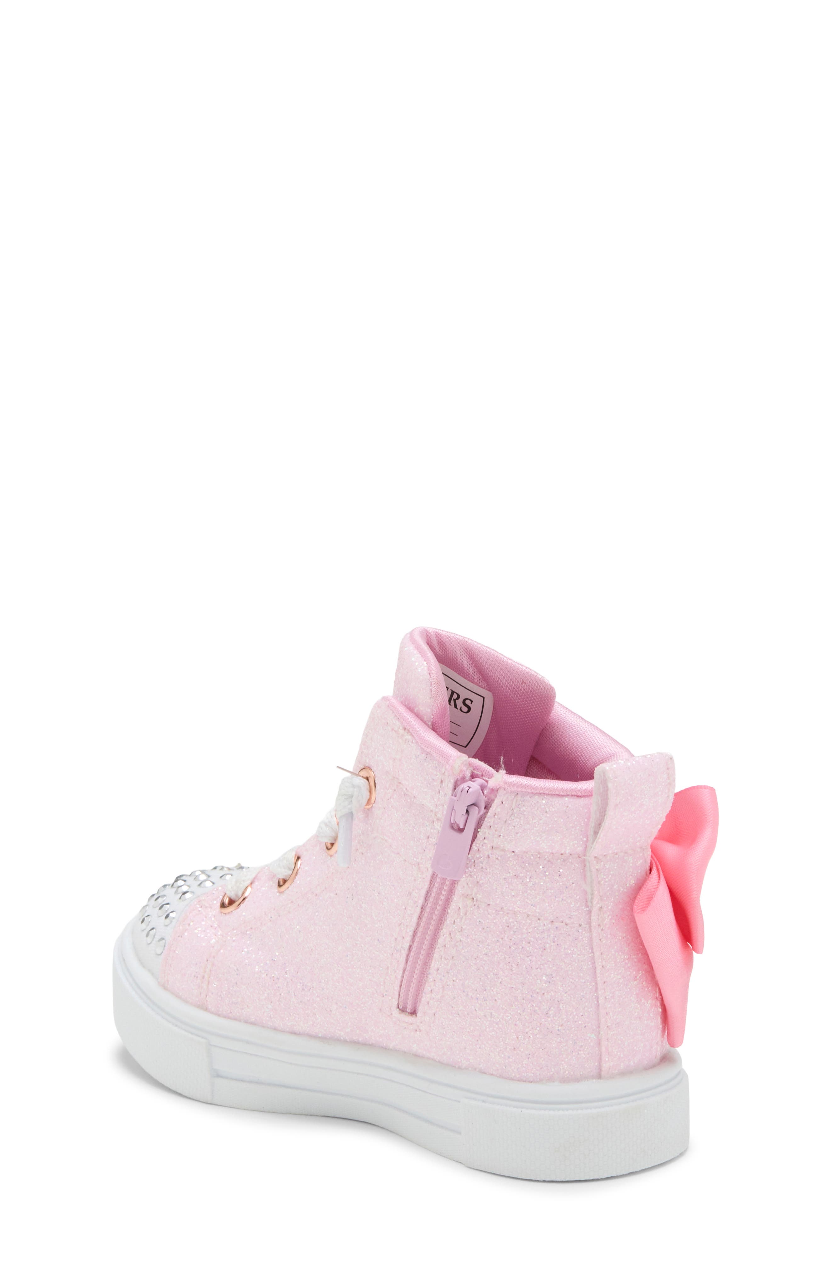 Kids' Twinkle Sparks Royal Heart High Top Sneaker, Alternate, color, LTPK