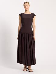 Albaray Dipped Drop Waist Maxi Dress