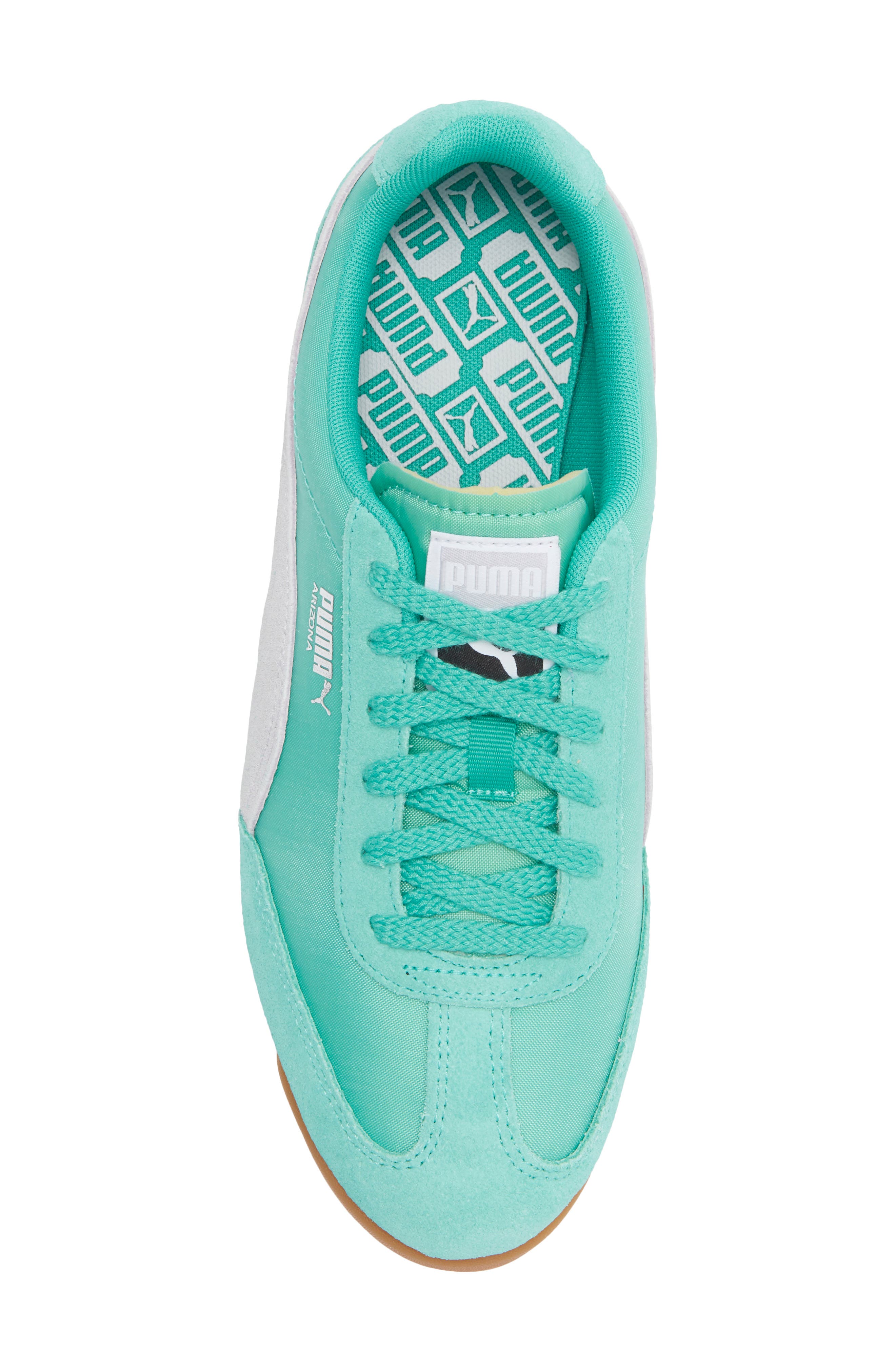 PUMA Arizona Nylon Sneaker, Alternate, color, Vibrant Green/ Lavender Pop