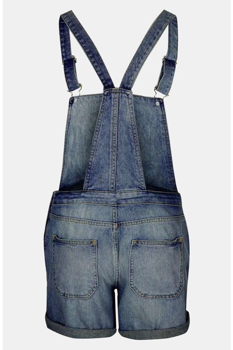 Moto 'Tommy' Short Overalls, Alternate, color, MID STONE