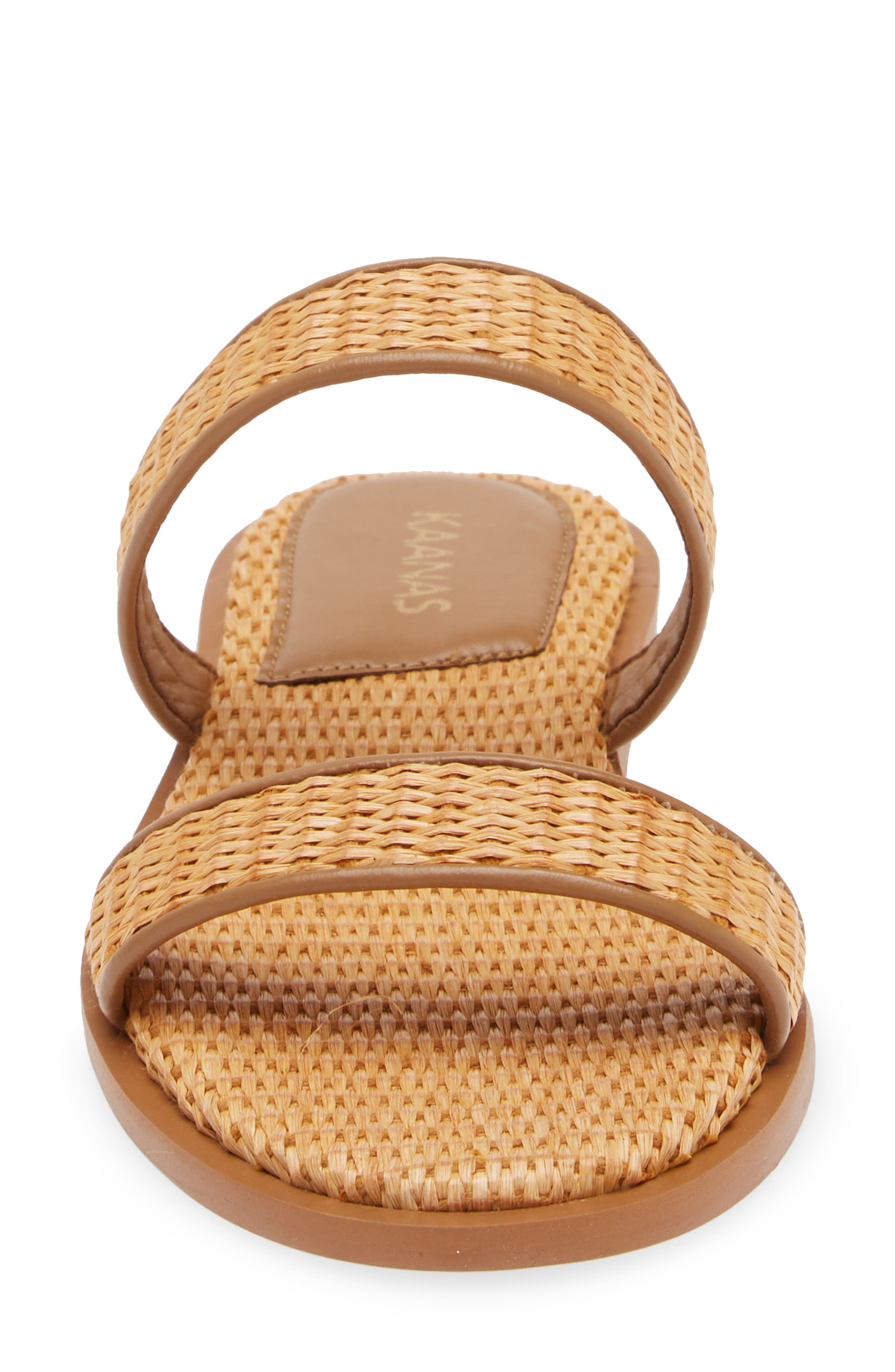 Kaanas Barita Basketweave Slide Sandal, Alternate, color, 