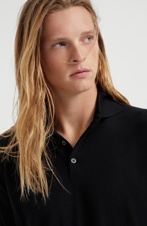 Brunello Cucinelli Cotton Polo Shirt In Black