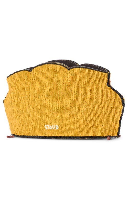 Staud Beaded Couch Clutch In Multi