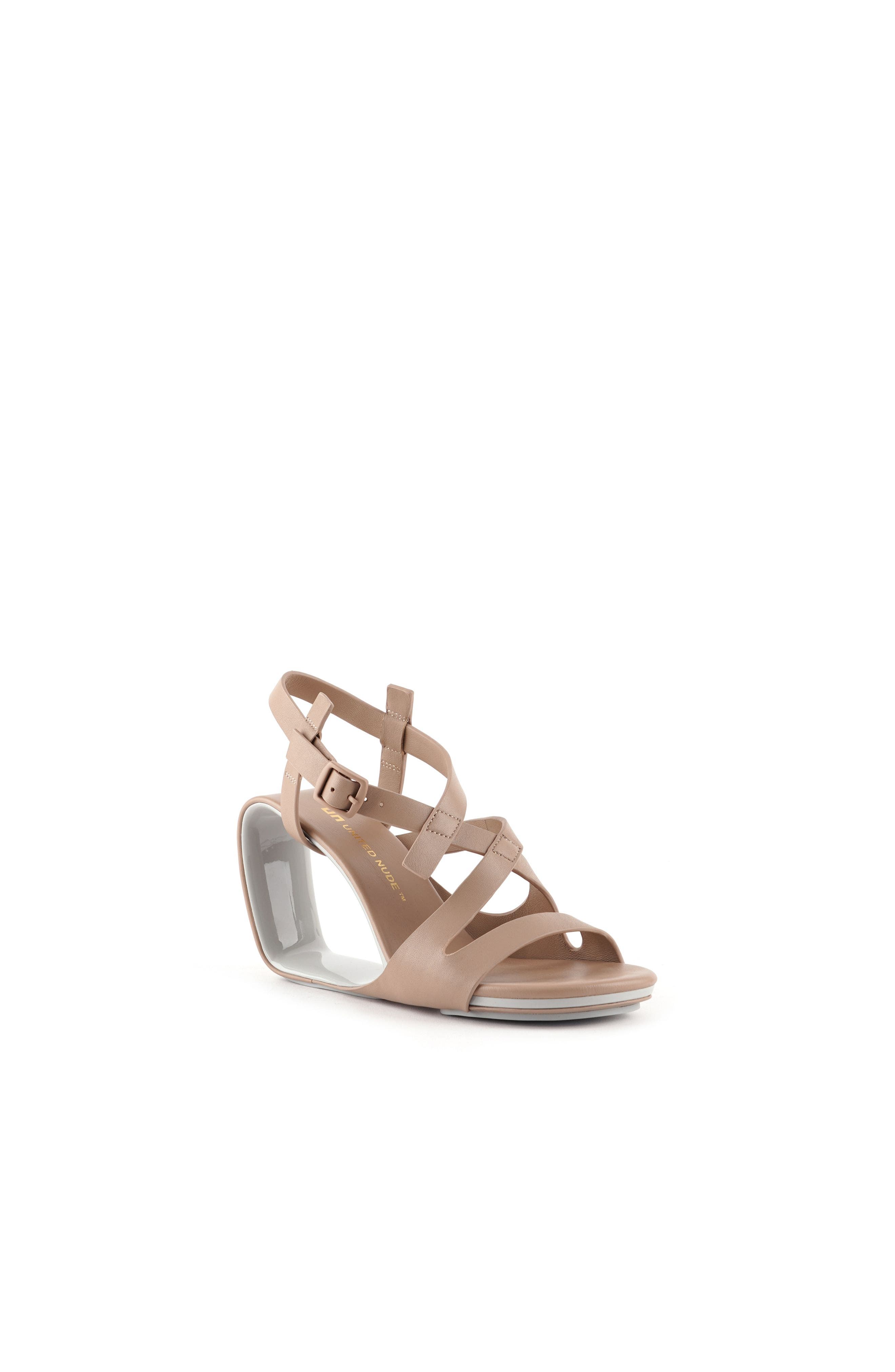 Mobius Straps Hi Sandals, Alternate, color, Timeless Taupe