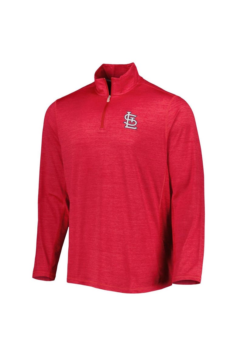 Men's Tommy Bahama Red St. Louis Cardinals Delray IslandZone Half-Zip Top, Alternate, color, Red