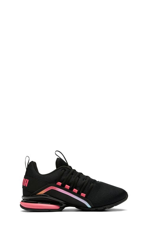 Puma Kids' Axelion Mesh Fade Sneaker In Black