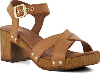 DUNE LONDON Judies サンダル Dune London Judies Ankle Strap Platform Sandal (Women