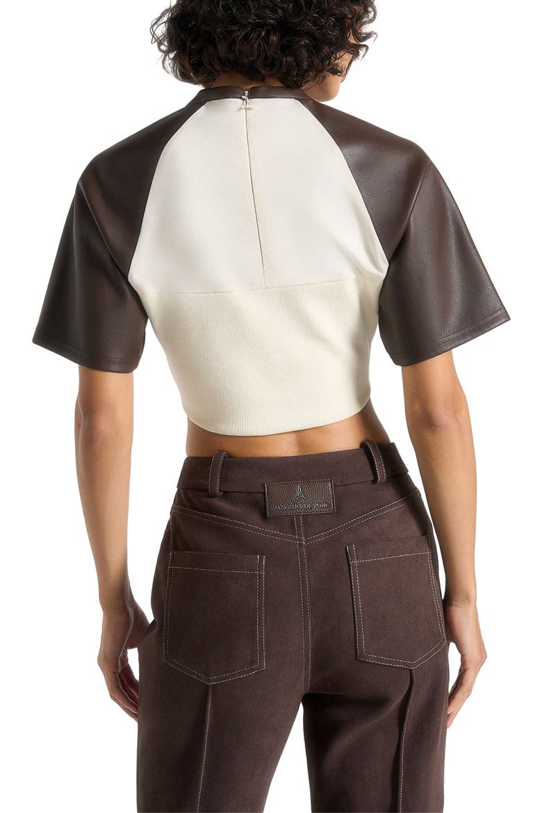 Juline Corset T-Shirt, Alternate, color, Cream